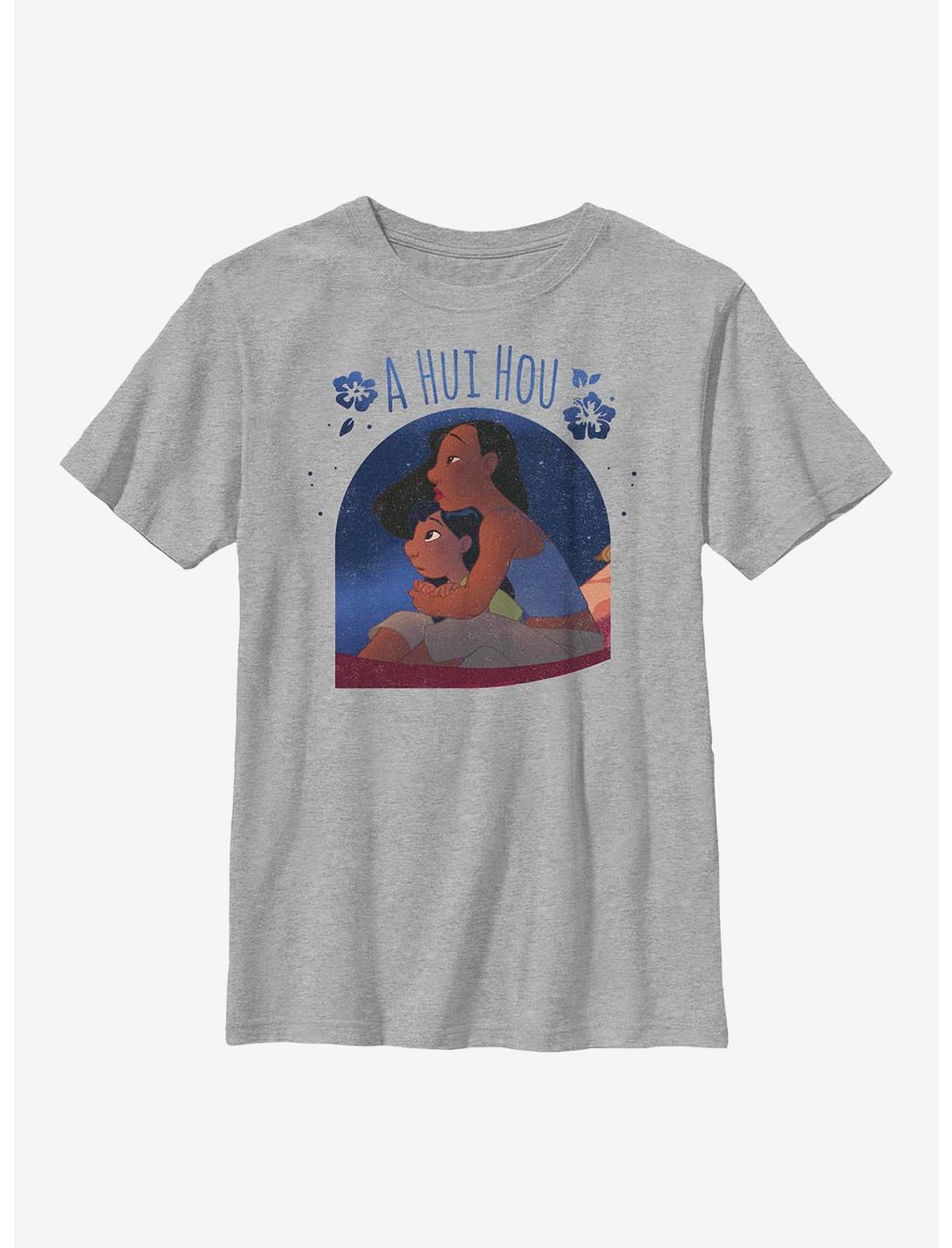 Disney Lilo & Stitch A Hui Hou Youth T-Shirt, ATH HTR, hi-res