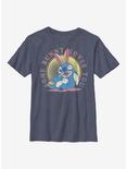 Disney Lilo & Stitch Some Bunny Loves You Youth T-Shirt, NAVY HTR, hi-res