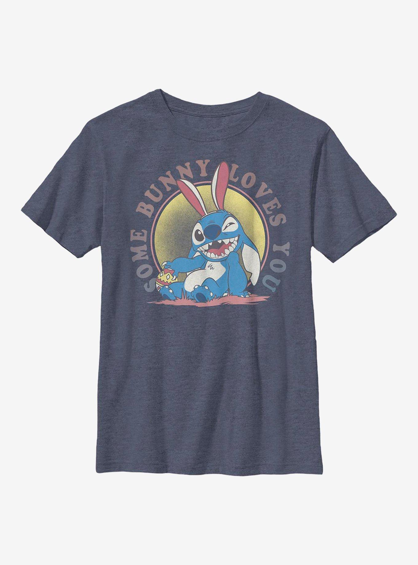 Disney Lilo & Stitch Some Bunny Loves You Youth T-Shirt, , hi-res