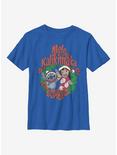 Disney Lilo & Stitch Mele Kalikimaka Youth T-Shirt, ROYAL, hi-res