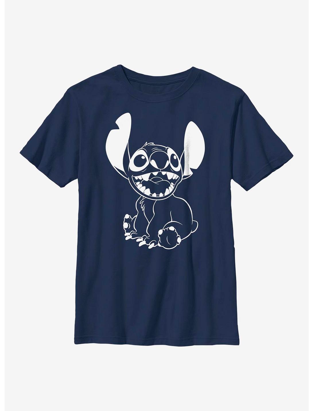 Disney Lilo & Stitch Negative Youth T-Shirt, NAVY, hi-res