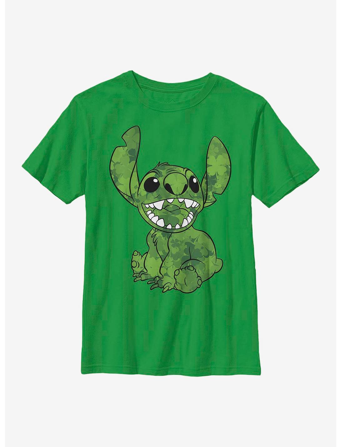 Disney Lilo & Stitch Clover Fill Youth T-Shirt, KELLY, hi-res