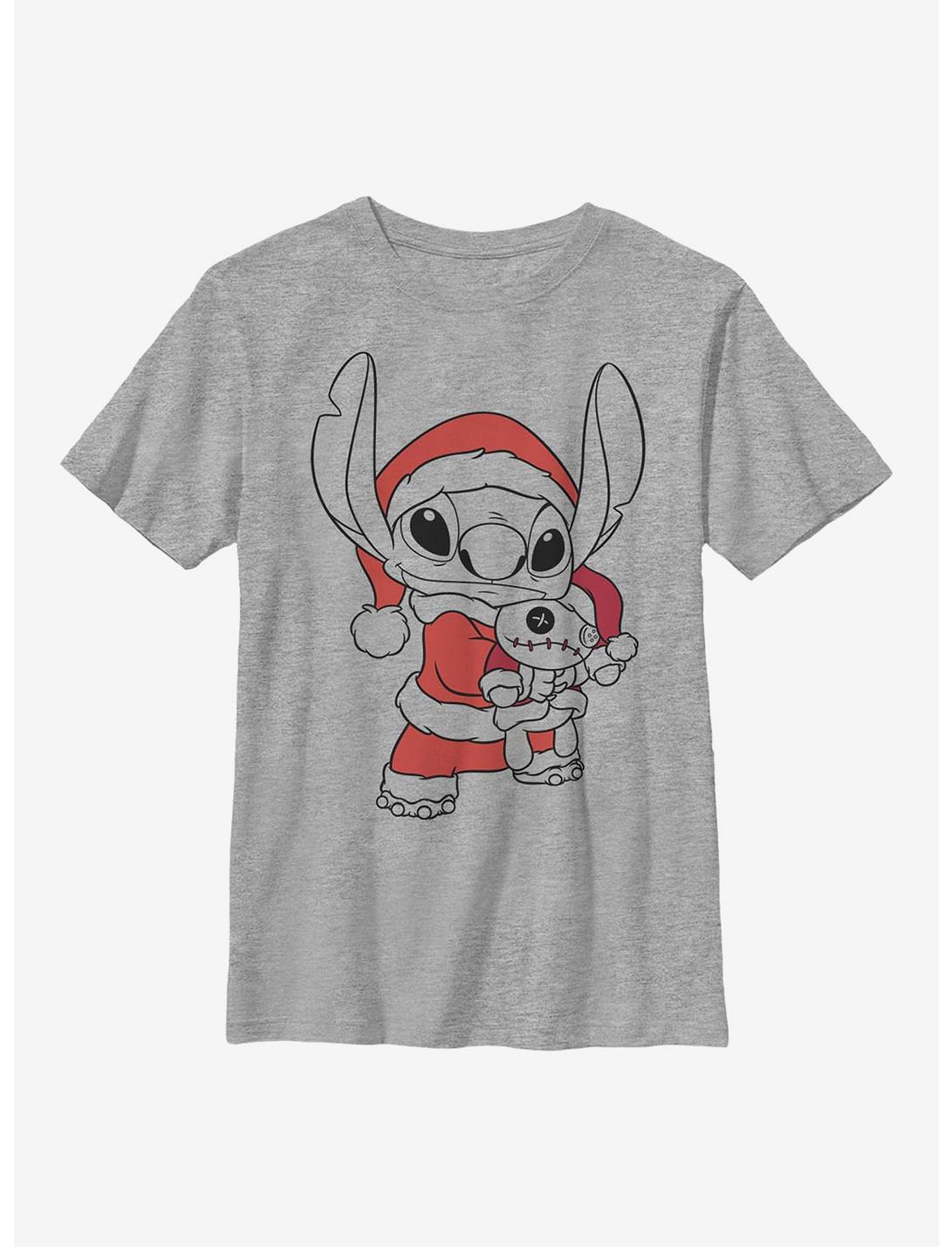 Disney Lilo & Stitch Holiday Fill Youth T-Shirt, ATH HTR, hi-res