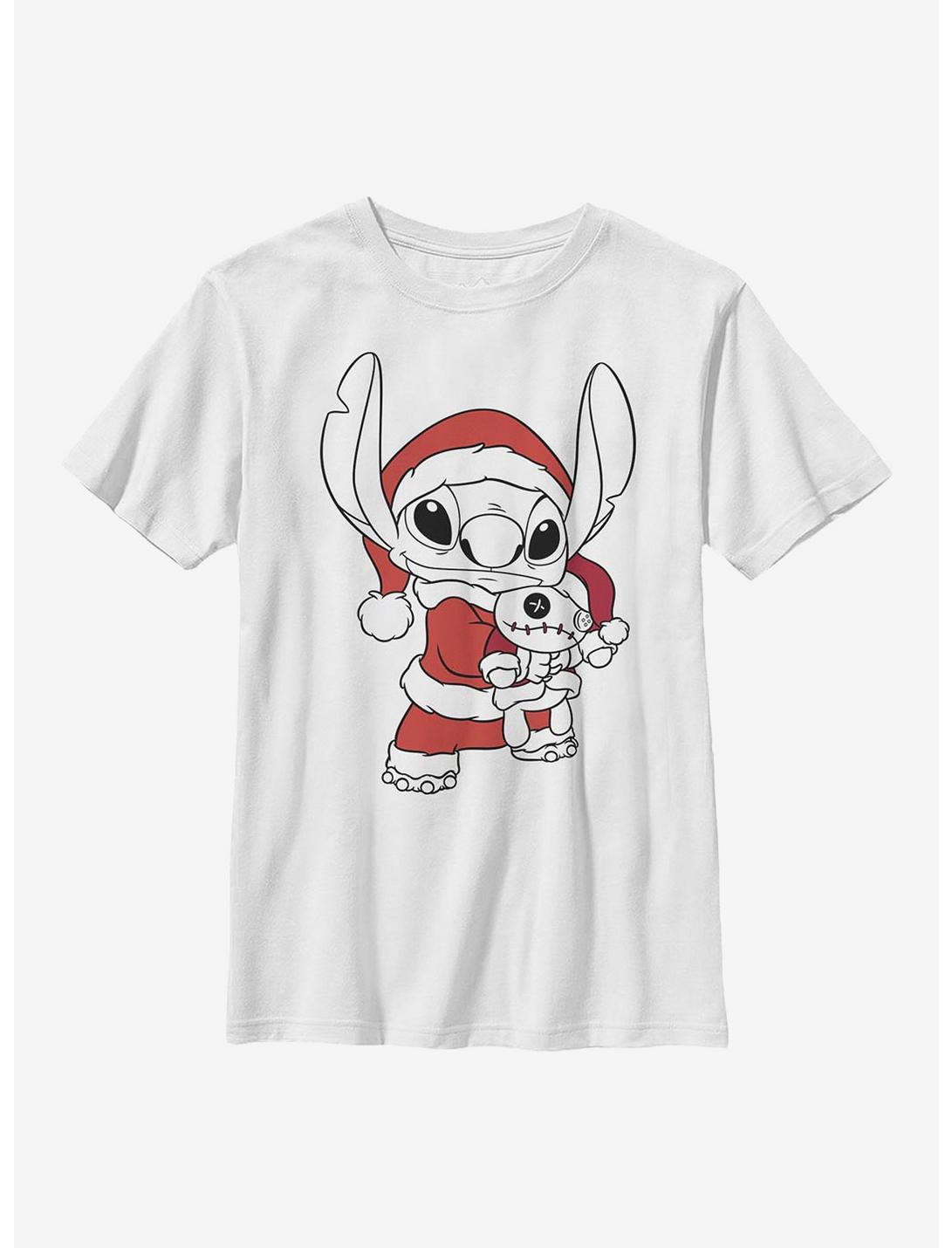Disney Lilo & Stitch Holiday Fill Youth T-Shirt, WHITE, hi-res