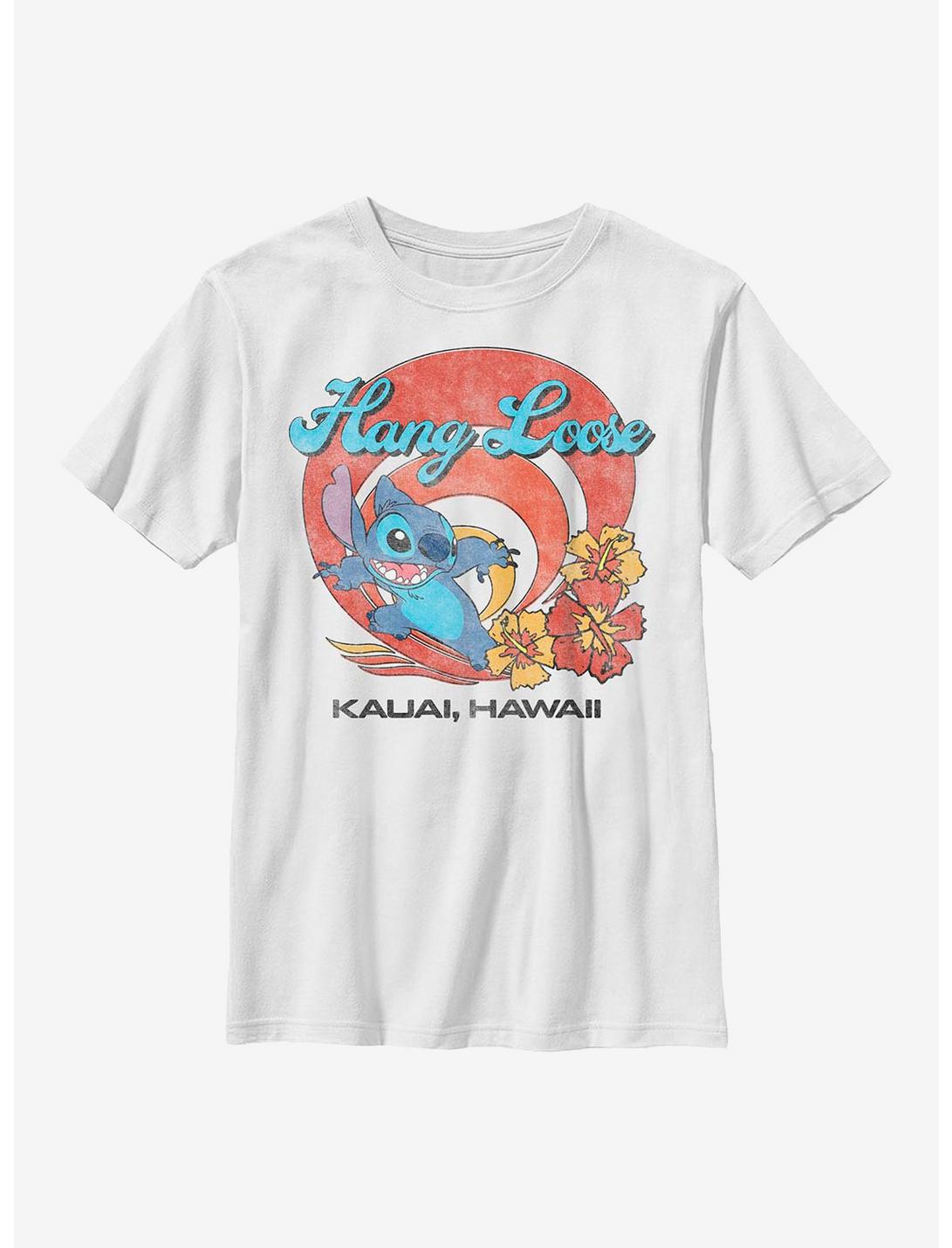 Disney Lilo & Stitch Kauai Youth T-Shirt, WHITE, hi-res