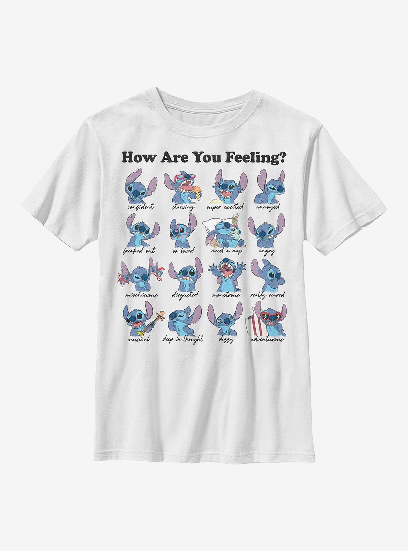 Disney Lilo & Stitch Moods Youth T-Shirt, , hi-res