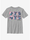 Disney Lilo & Stitch Poses Youth T-Shirt, ATH HTR, hi-res