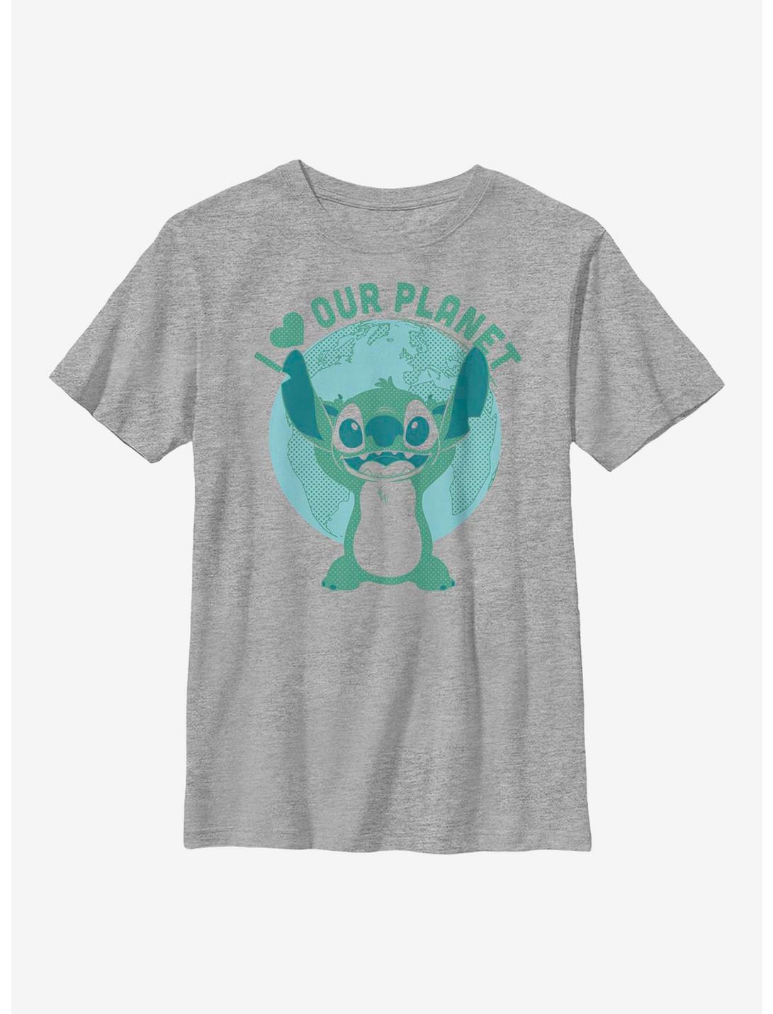 Disney Lilo & Stitch Save Planet Youth T-Shirt, ATH HTR, hi-res