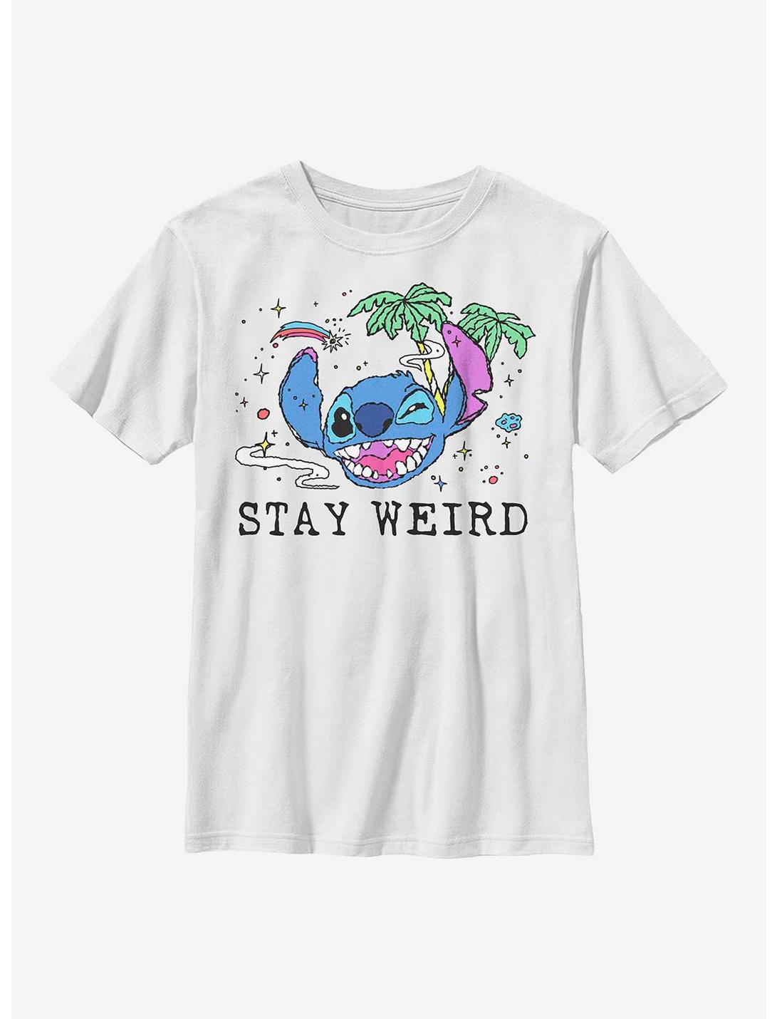 Disney Lilo & Stitch Trippy Youth T-Shirt, WHITE, hi-res