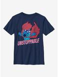 Disney Lilo & Stitch Unstoppable Youth T-Shirt, NAVY, hi-res