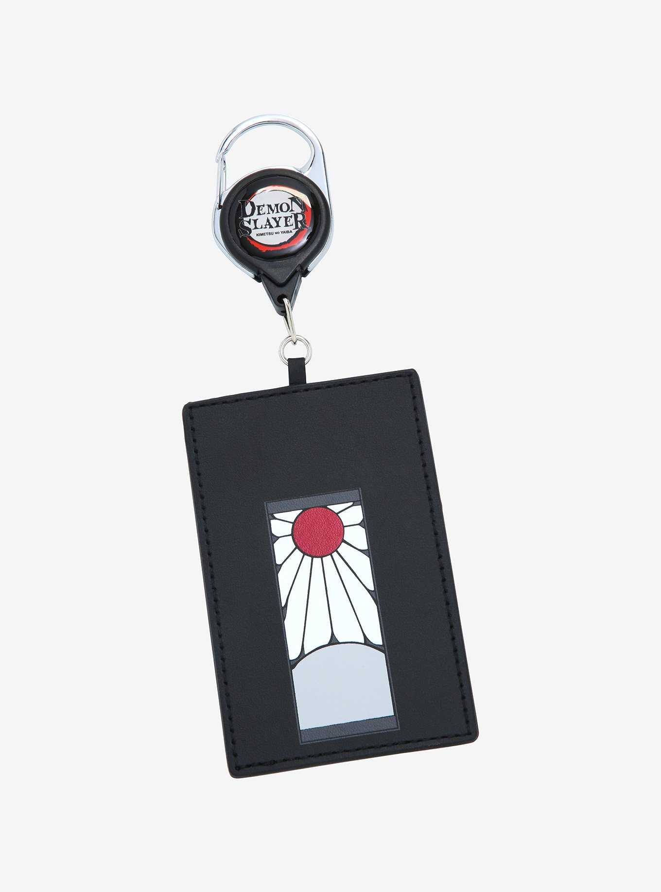Demon Slayer: Kimetsu no Yaiba Tanjiro’s Hanafuda Earrings Retractable Lanyard – BoxLunch Exclusive, , hi-res