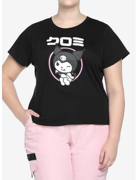 Kuromi Logo Girls Baby T-Shirt Plus Size, , hi-res