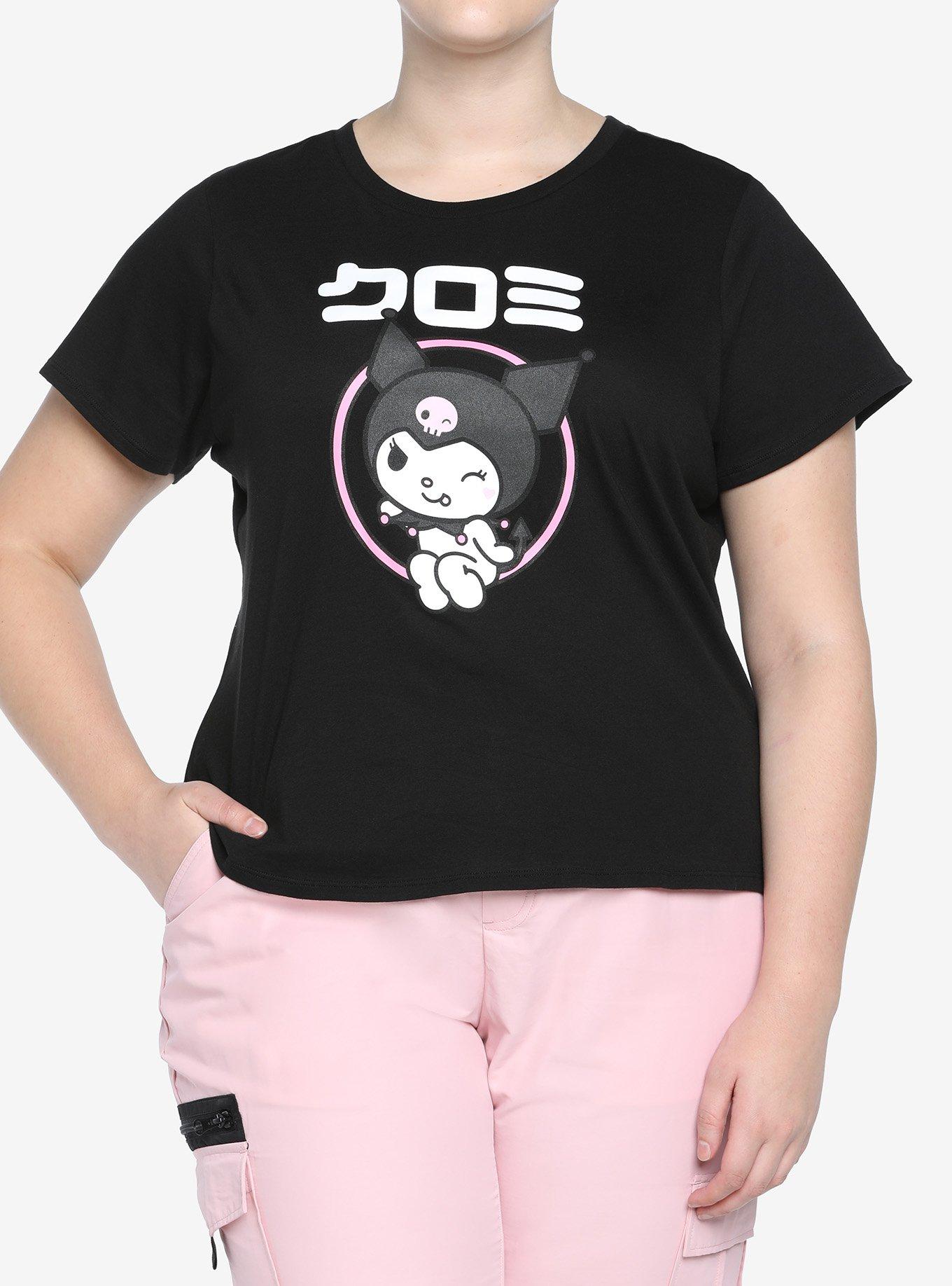Kuromi Logo Girls Baby T-Shirt Plus Size, MULTI, hi-res