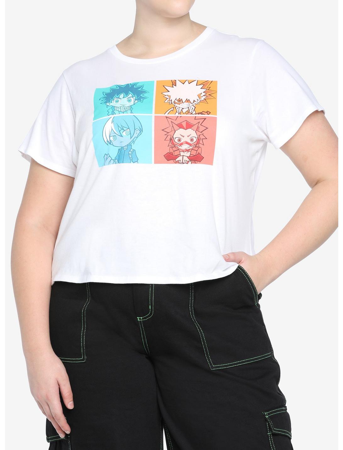 My Hero Academia Grid Girls Baby T-Shirt Plus Size, MULTI, hi-res