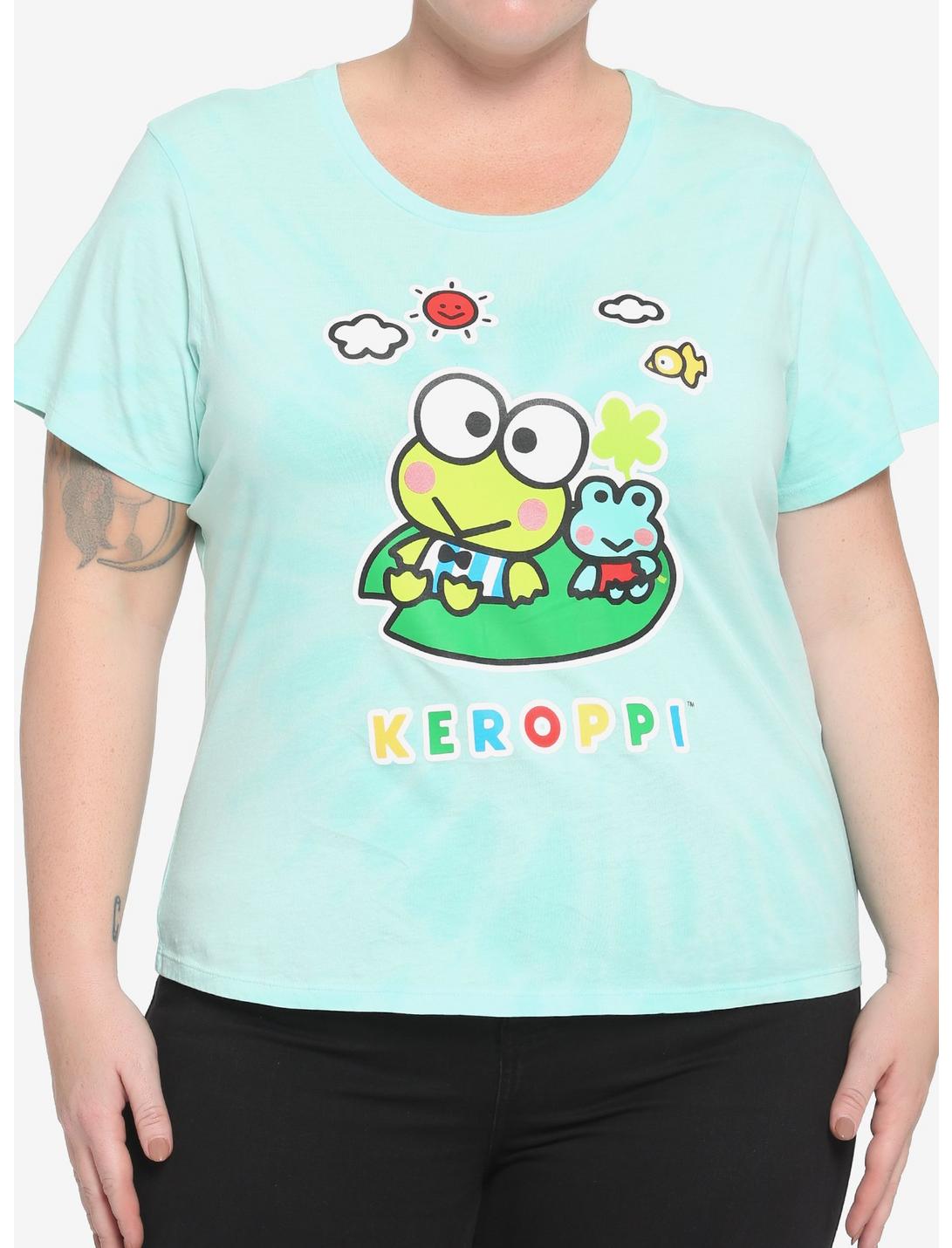 Keroppi Green Tie-Dye Girls Baby T-Shirt Plus Size, MULTI, hi-res