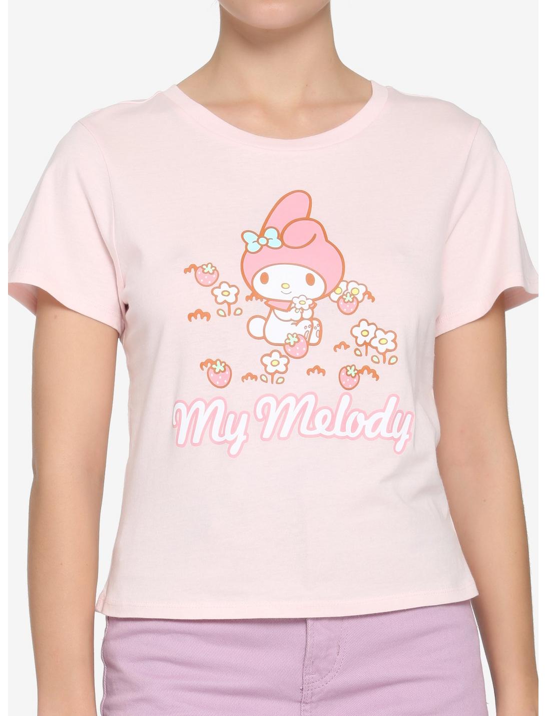 My Melody Strawberries & Flowers Girls Baby T-Shirt, MULTI, hi-res
