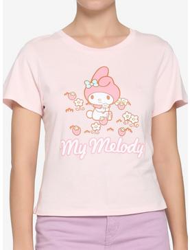 My Melody Strawberries & Flowers Girls Baby T-Shirt, , hi-res