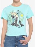 Hatsune Miku Kneeling Girls Baby Crop T-Shirt, MULTI, hi-res