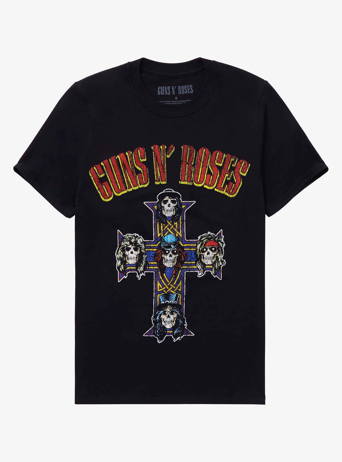 Tops, Guns N Roses Distressed Vintage Band Tee