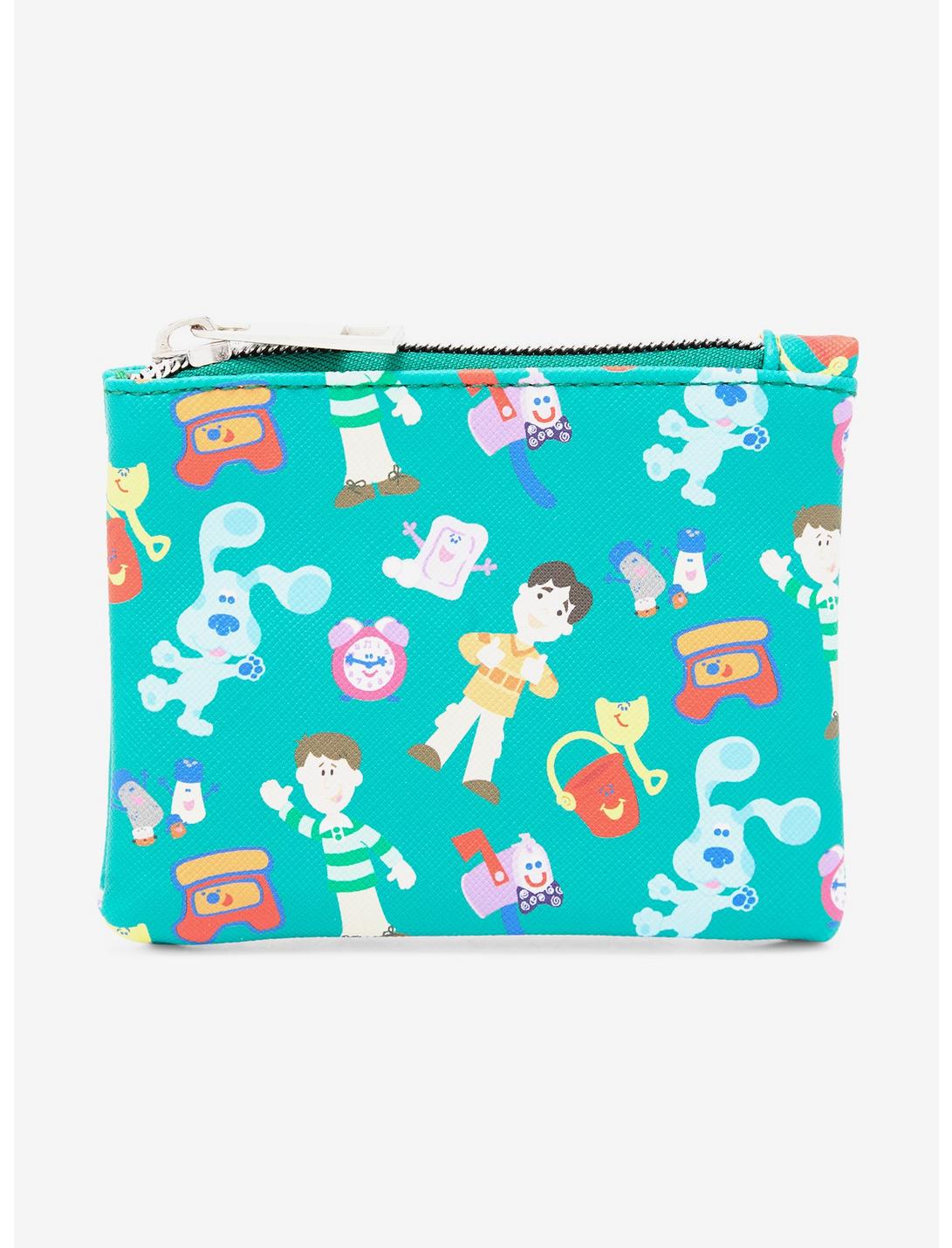 Blue's Clues Characters Allover Print Coin Purse - BoxLunch Exclusive, , hi-res