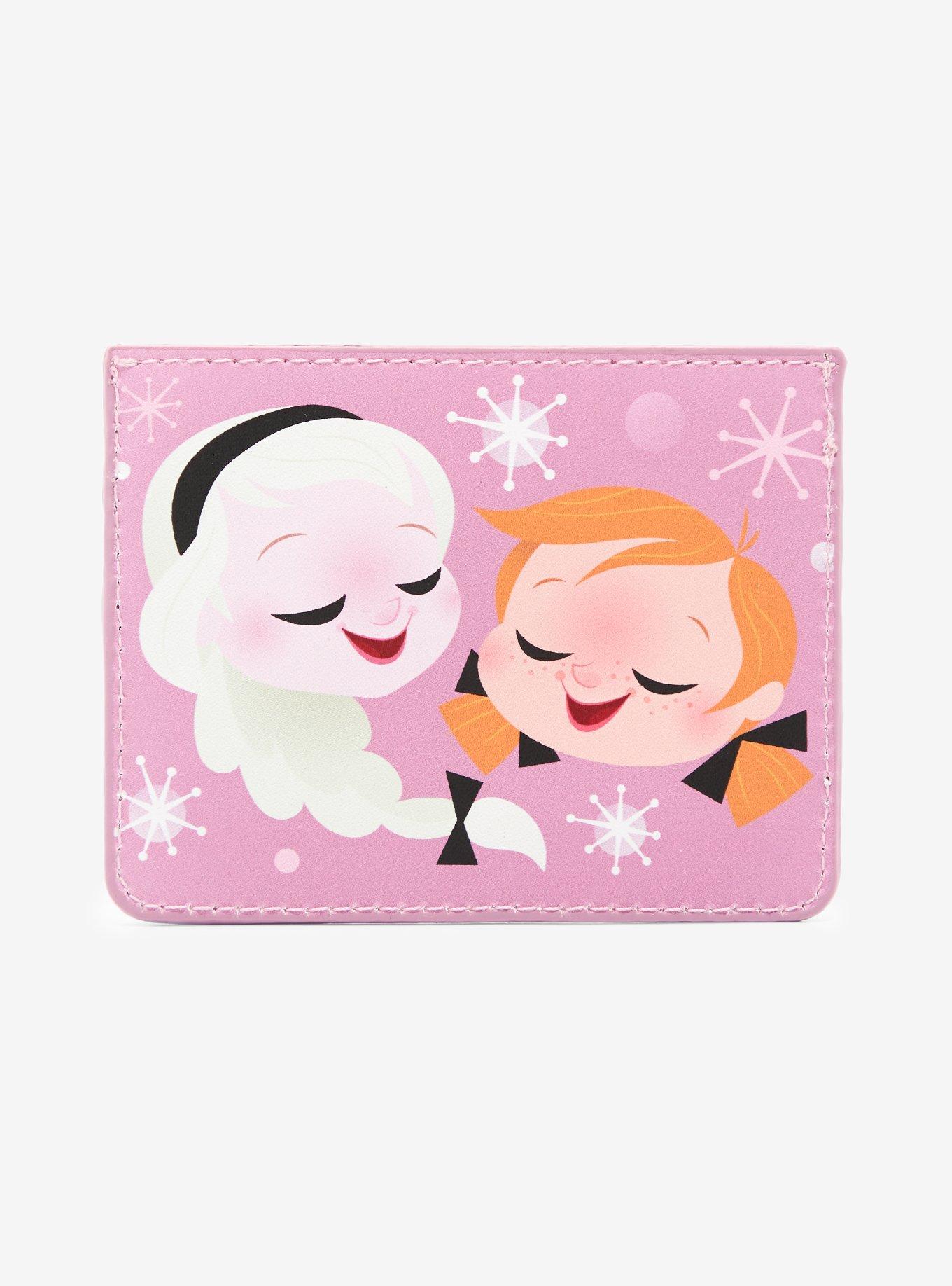 Loungefly Disney Frozen Elsa & Anna Winter Smiles Cardholder - BoxLunch Exclusive, , hi-res