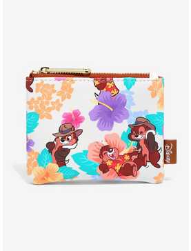 Loungefly Disney Chip & Dale Floral Coin Purse - BoxLunch Exclusive, , hi-res