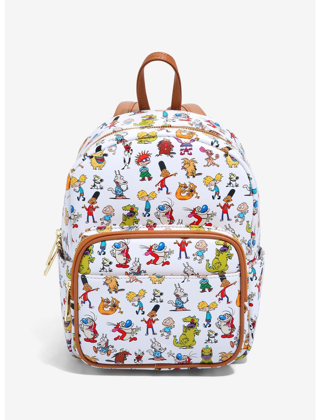 Nickelodeon Classic Characters Allover Print Mini Backpack - BoxLunch Exclusive, , hi-res