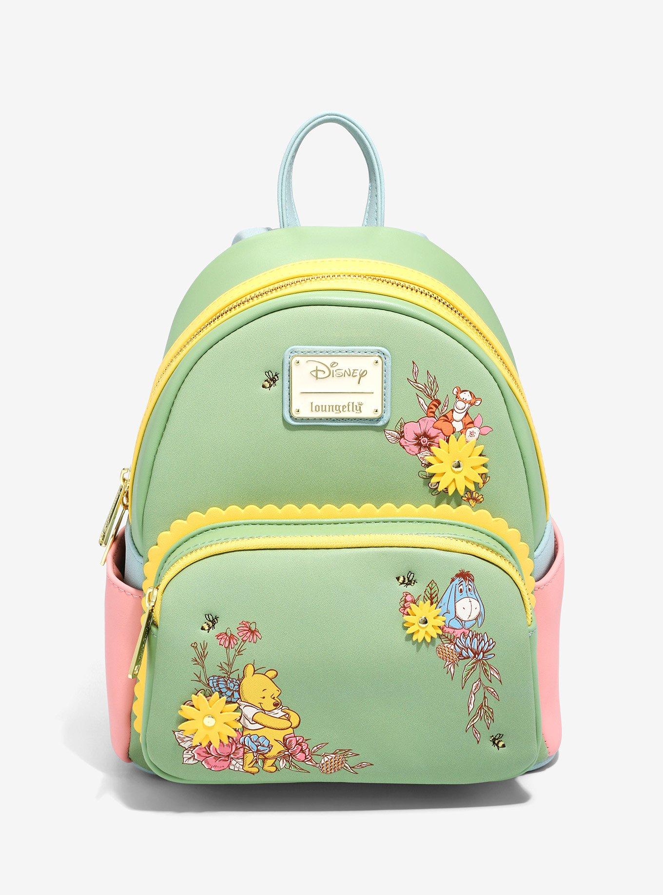 Loungefly Disney Winnie the Pooh Hundred Acre Wood Friends Floral Mini Backpack BoxLunch Exclusive BoxLunch