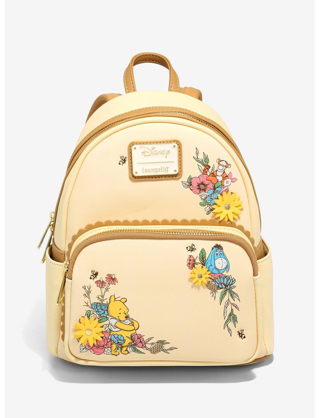 Loungefly Disney Winnie the Pooh Hundred Acre Wood Friends Floral Mini Backpack - BoxLunch Exclusive, , hi-res