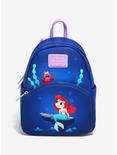 Loungefly The Little Mermaid Ariel & Sebastian Under the Sea Mini Backpack - BoxLunch Exclusive, , hi-res