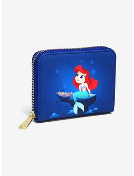 Loungefly The Little Mermaid Ariel Under the Sea Small Zip Wallet - BoxLunch Exclusive, , hi-res