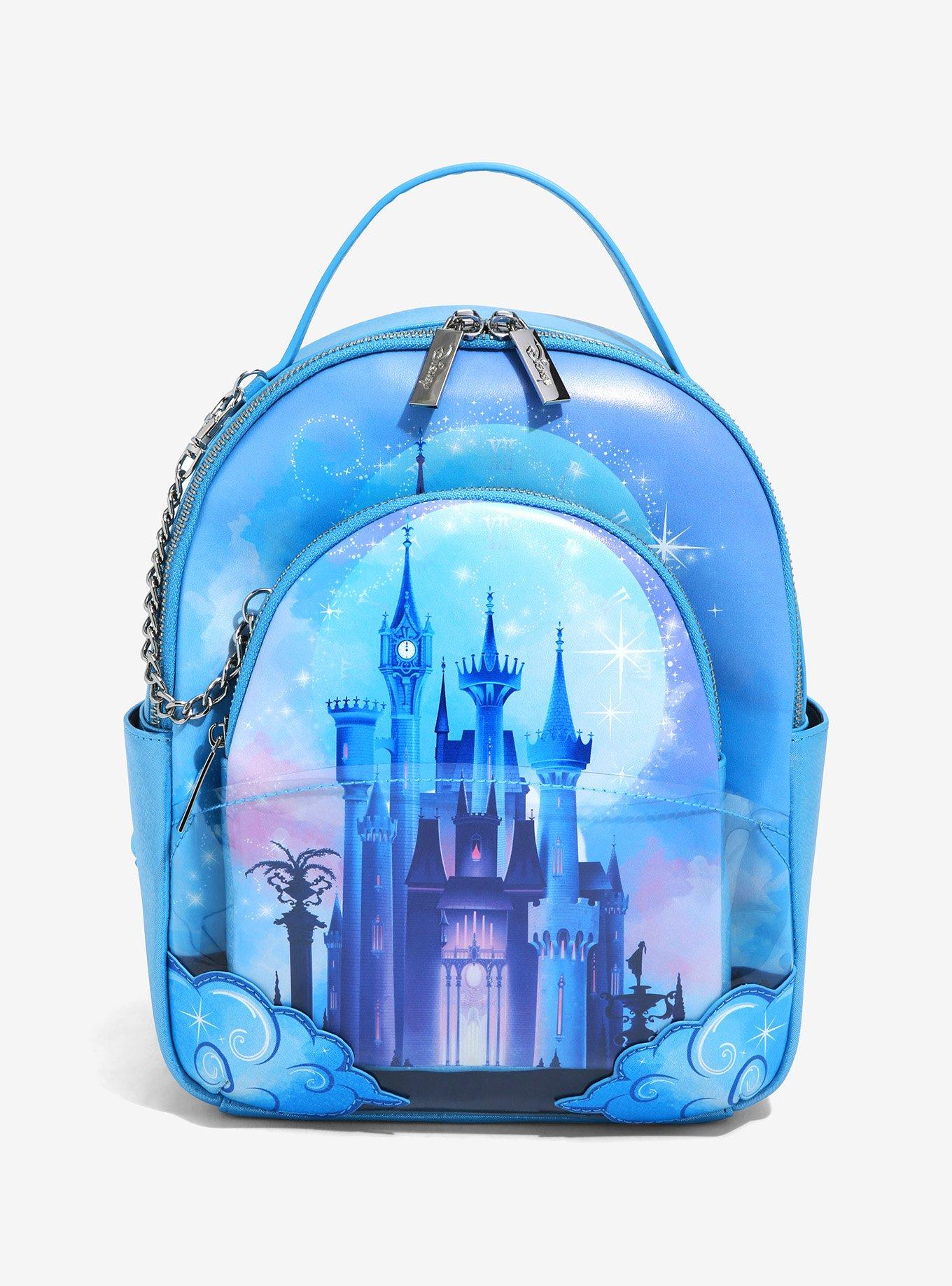 Loungefly, Bags, Nwt Disney Cinderella Castle Loungefly Crossbody Purse