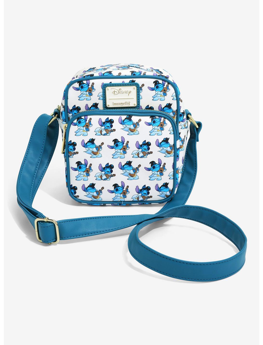 Loungefly Disney Lilo & Stitch Elvis Stitch Crossbody Bag - BoxLunch Exclusive, , hi-res