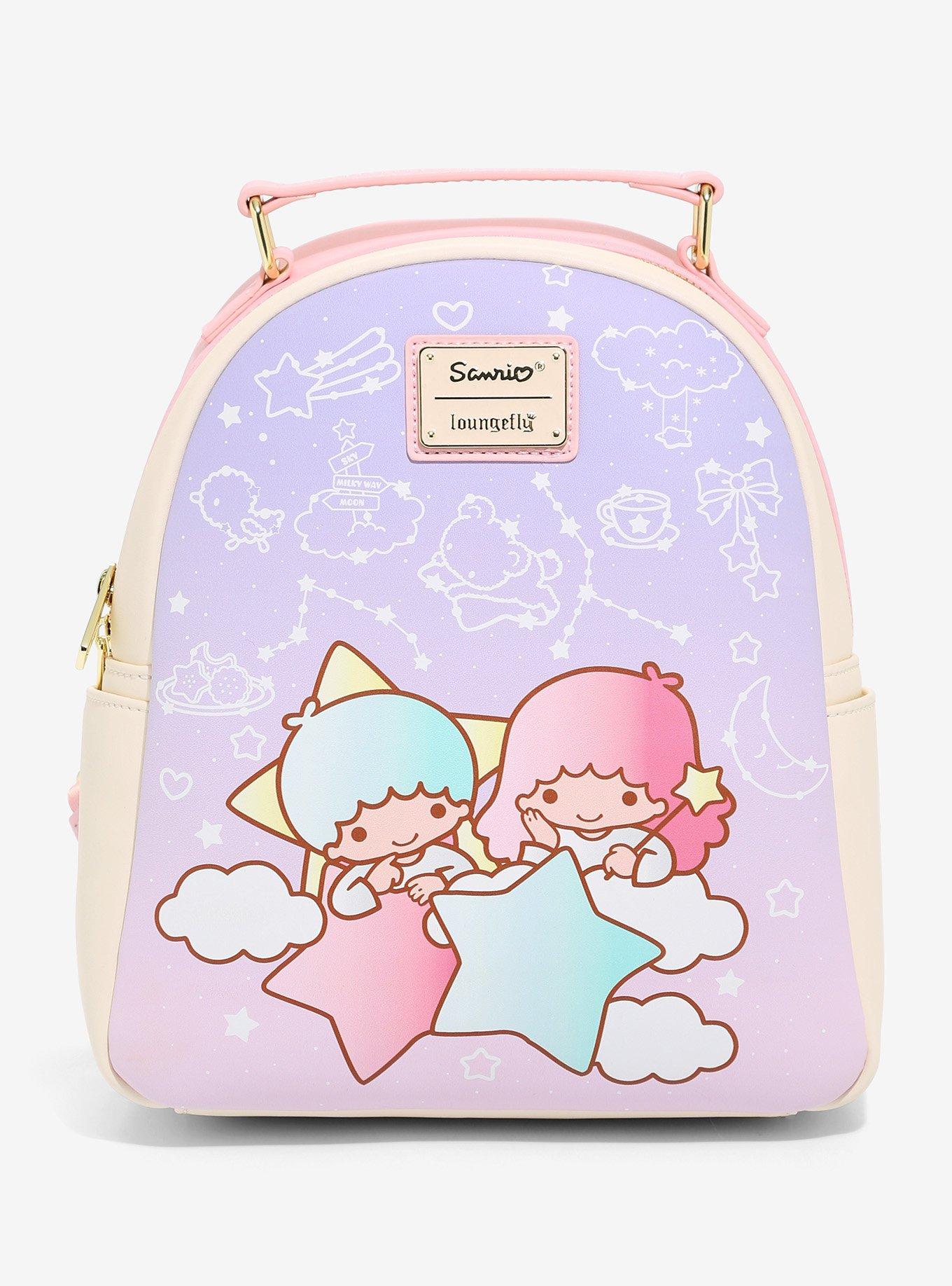 Loungefly Sanrio Little Twin Stars Rainbow Cloud Crossbody Bag