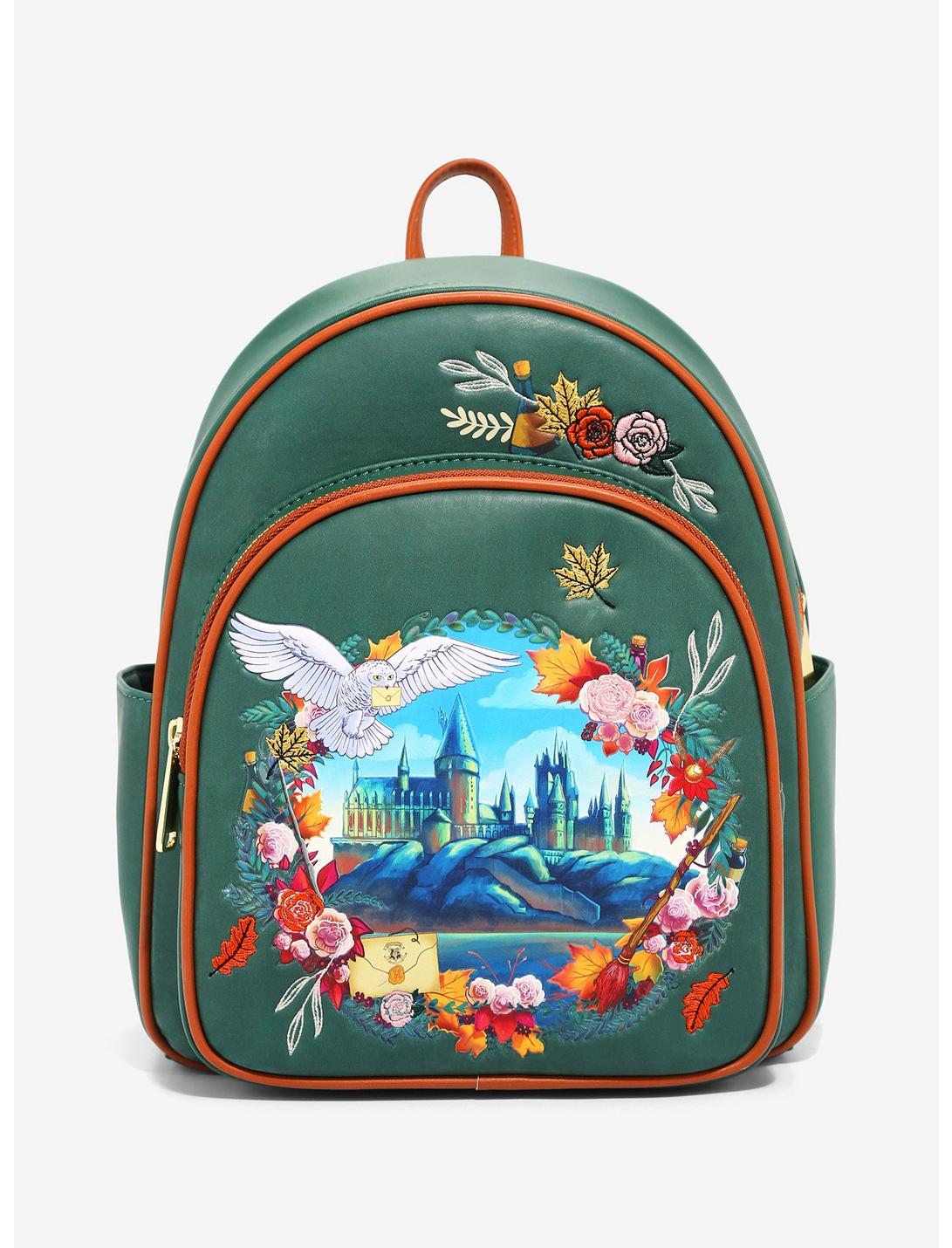 Harry Potter Hogwarts Wreath Mini Backpack - BoxLunch Exclusive, , hi-res