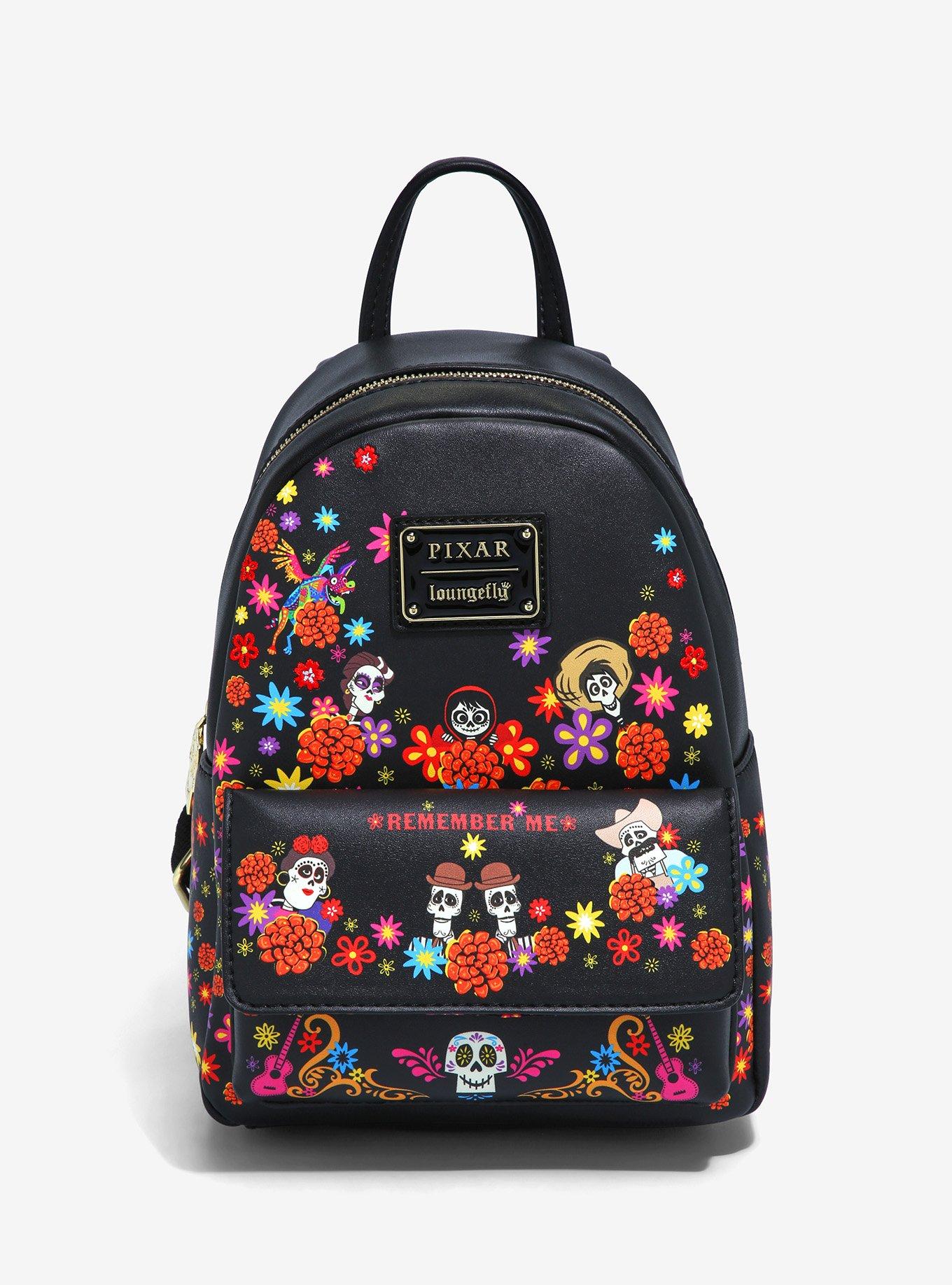 Loungefly Disney Pixar Coco Land of the Dead Family Mini Backpack