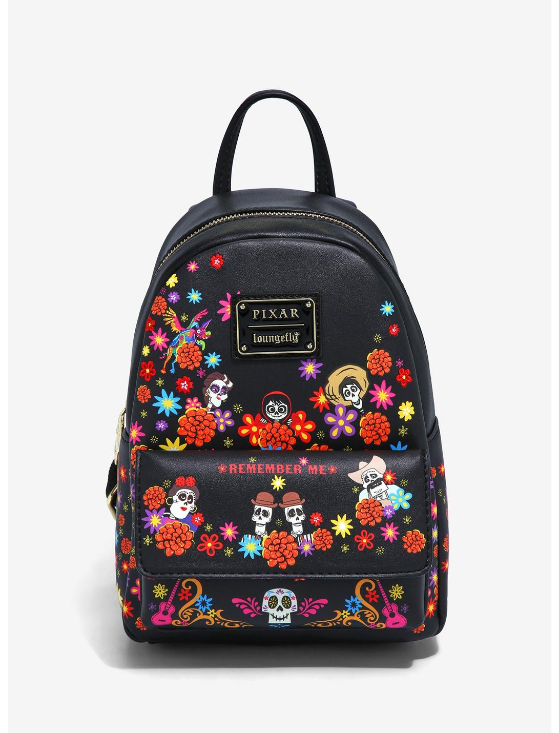 Loungefly Disney Pixar Coco Land of the Dead Family Mini Backpack - BoxLunch Exclusive, , hi-res