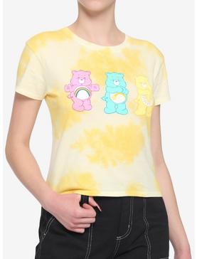 Care Bears Yellow Tie-Dye Girls Baby T-Shirt, , hi-res