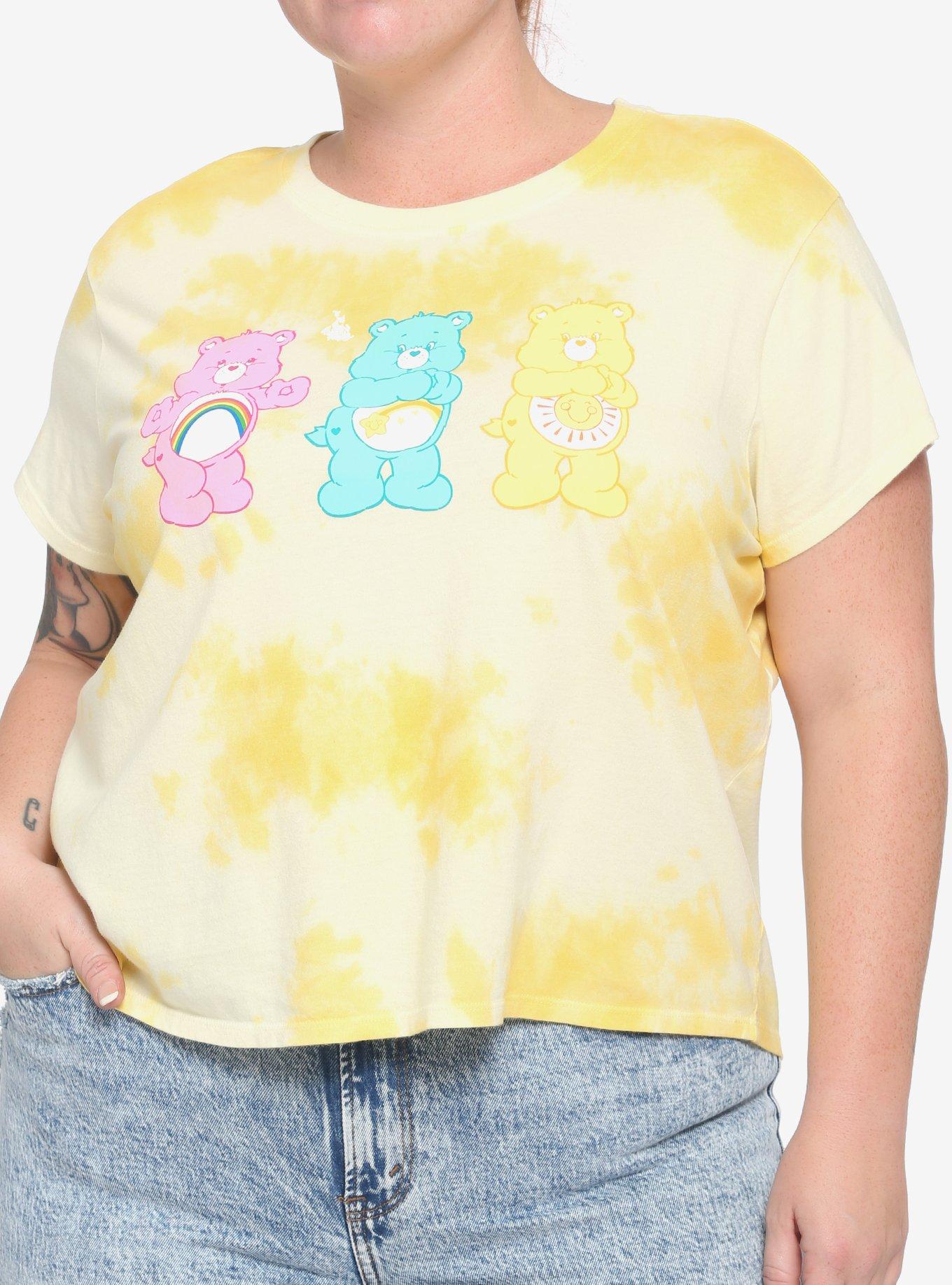 Care Bears Yellow Tie-Dye Girls Baby T-Shirt Plus Size, MULTI, hi-res