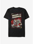 Army Of The Dead Zombie Tiger Poster T-Shirt, BLACK, hi-res