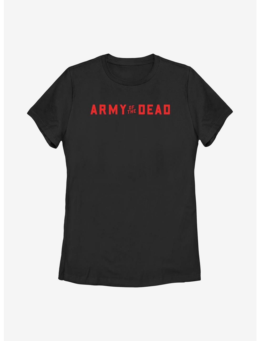 Army Of The Dead Red Logo Womens T-Shirt, BLACK, hi-res