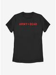 Army Of The Dead Red Logo Womens T-Shirt, BLACK, hi-res