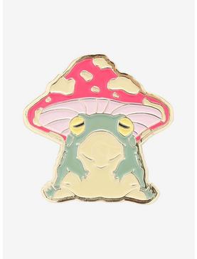 Toadstool Mushroom Toad Enamel Pin, , hi-res