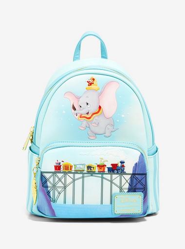 New Disney Parks Loungefly Dumbo Let It Soar Mini Backpack 原文 80th Anniversary Soar Elephant Edition Mini Backpack  main image 4
