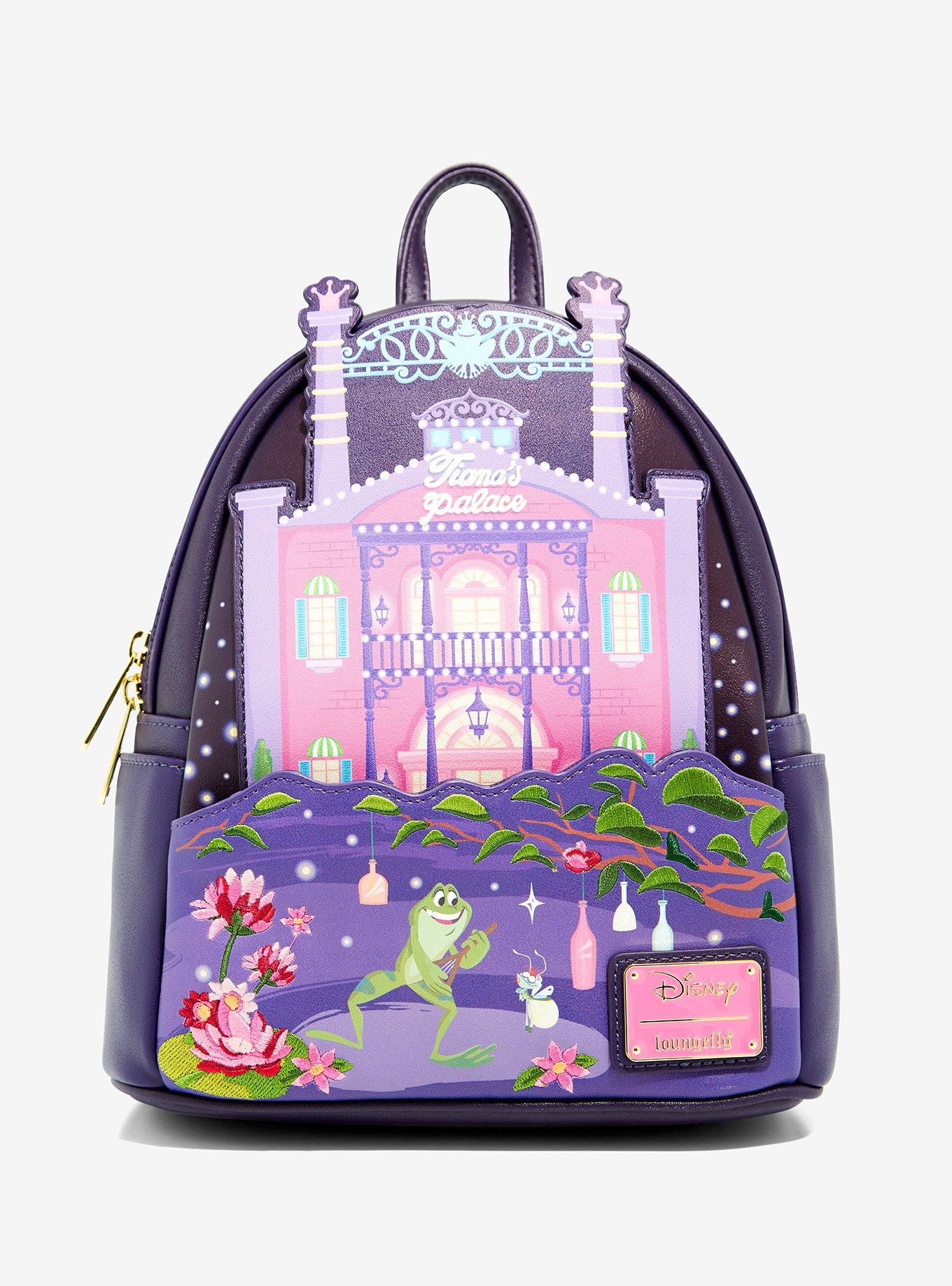 Loungefly Disney Backpack Princess & The Frog Kiss Scene Tiana &  Naveen Mini Bag