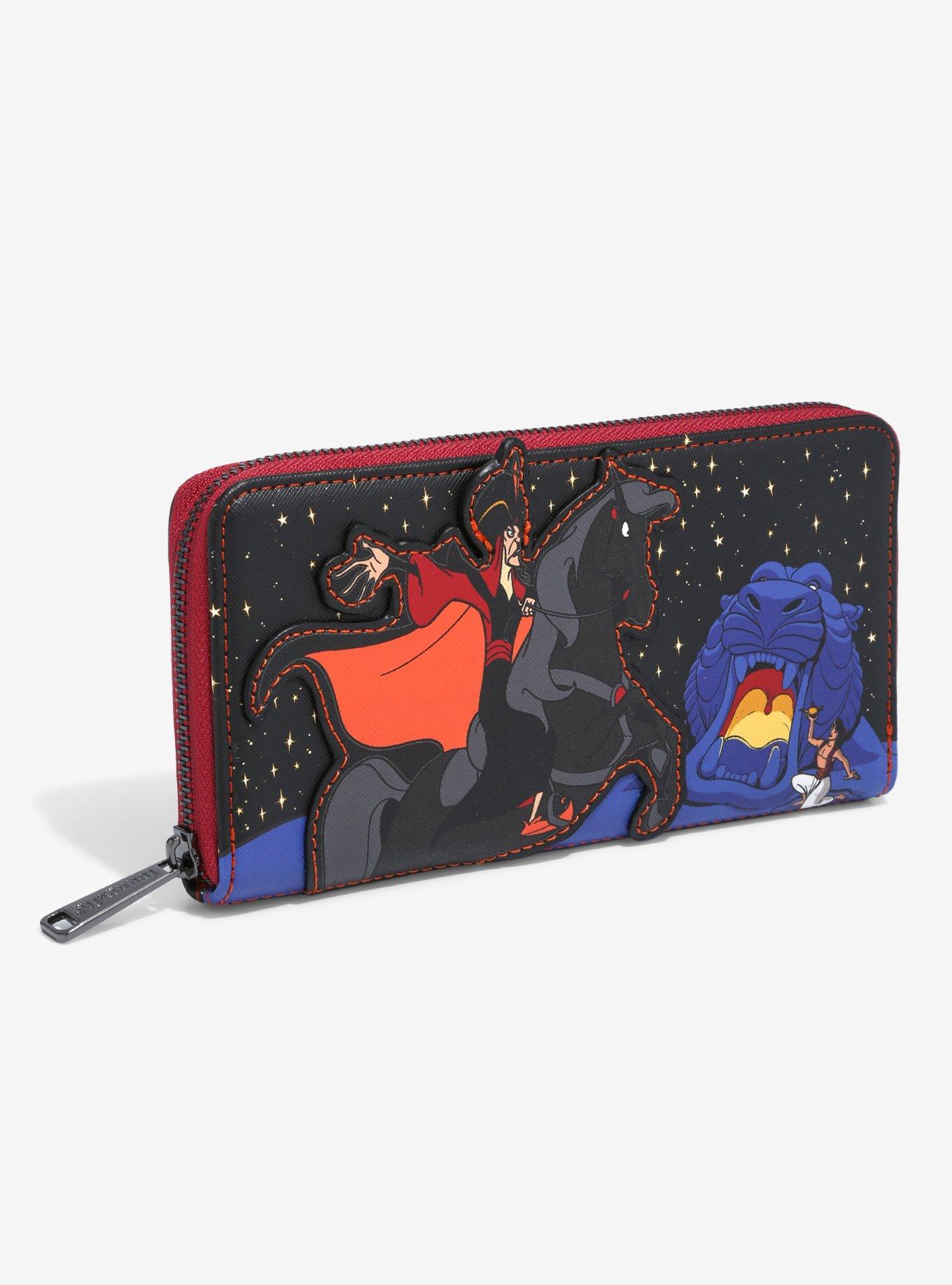 Loungefly Disney Aladdin Jafar & The Cave of Wonders Scene Wallet, , hi-res