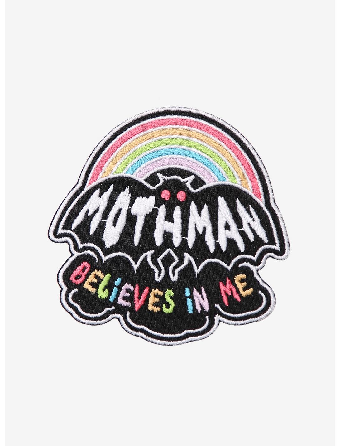 Mothman Believes In Me Rainbow Patch, , hi-res