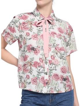Disney Beauty & The Beast Rose Woven Button-Up, , hi-res