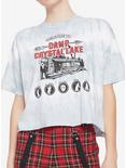Friday The 13th Camp Crystal Lake Activities Tie-Dye Girls Crop T-Shirt, MULTI, hi-res