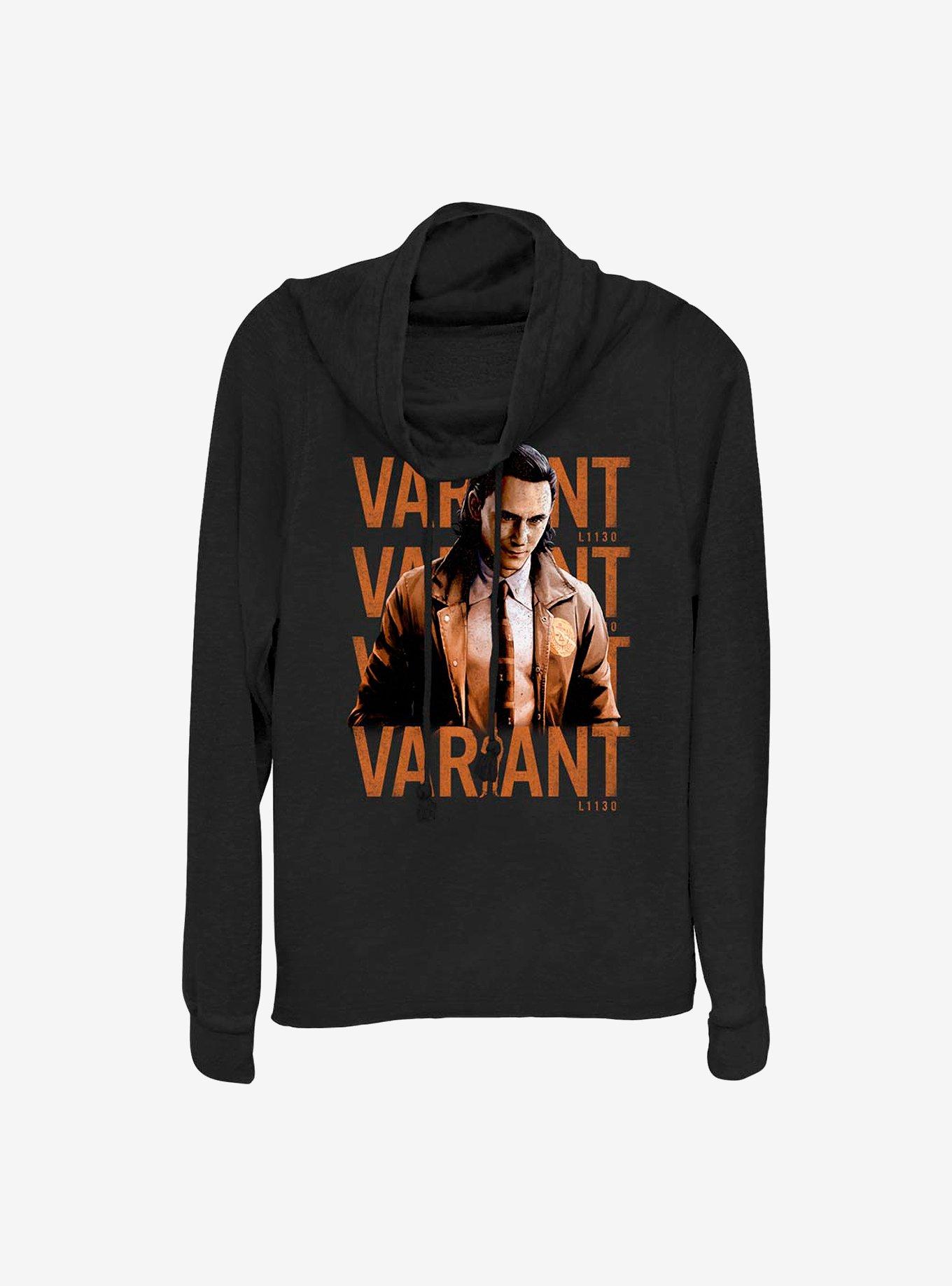Marvel Loki Variant Poster Cowlneck Long-Sleeve Girls Top, , hi-res